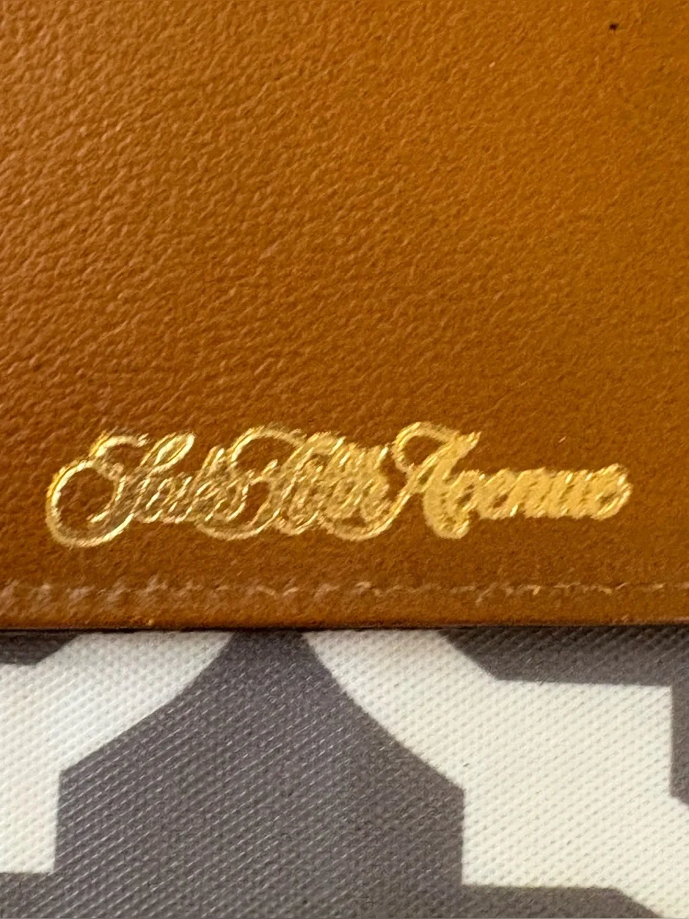Vintage Louis Vuitton Saks Fifth Avenue Monogram Canvas Notebook Agenda Cover